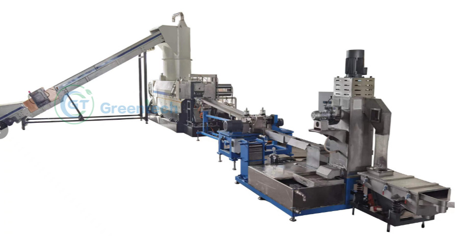 PET flakes BOPET film recycling Machine